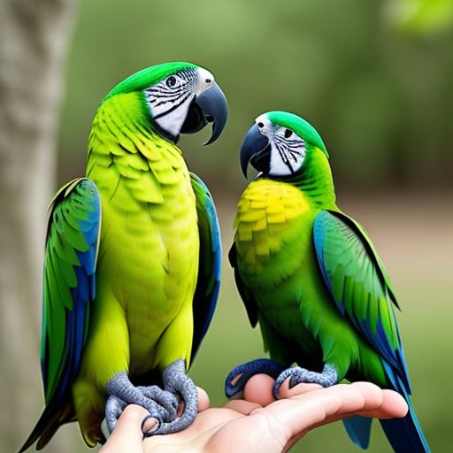 Significado espiritual de sonhar com um papagaio verde na mão falando