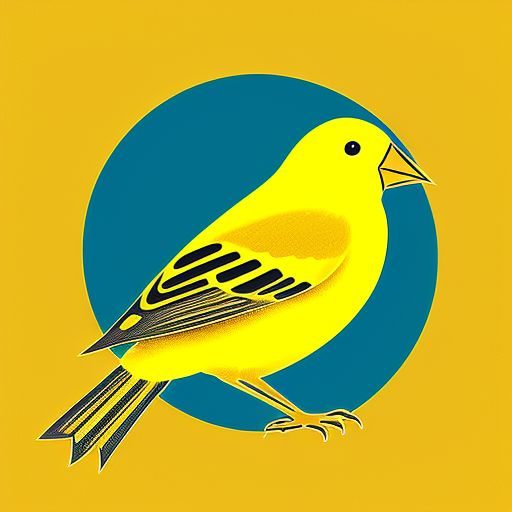 Simbolismo e significado espiritual do canário amarelo.